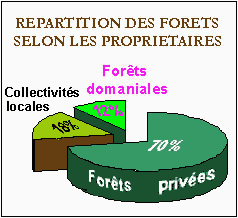 Répartition des propriétaires forestiers